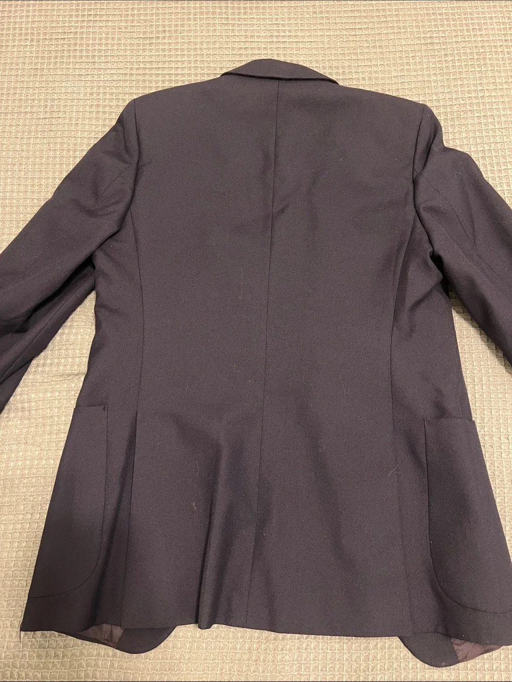 Yves Saint Laurent Dark Navy Two-Button Blazer Vintage